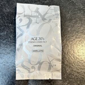 Age 20'S ESSENCE COVER PACT Original WHITE LATTE #21 Refill K-Beauty